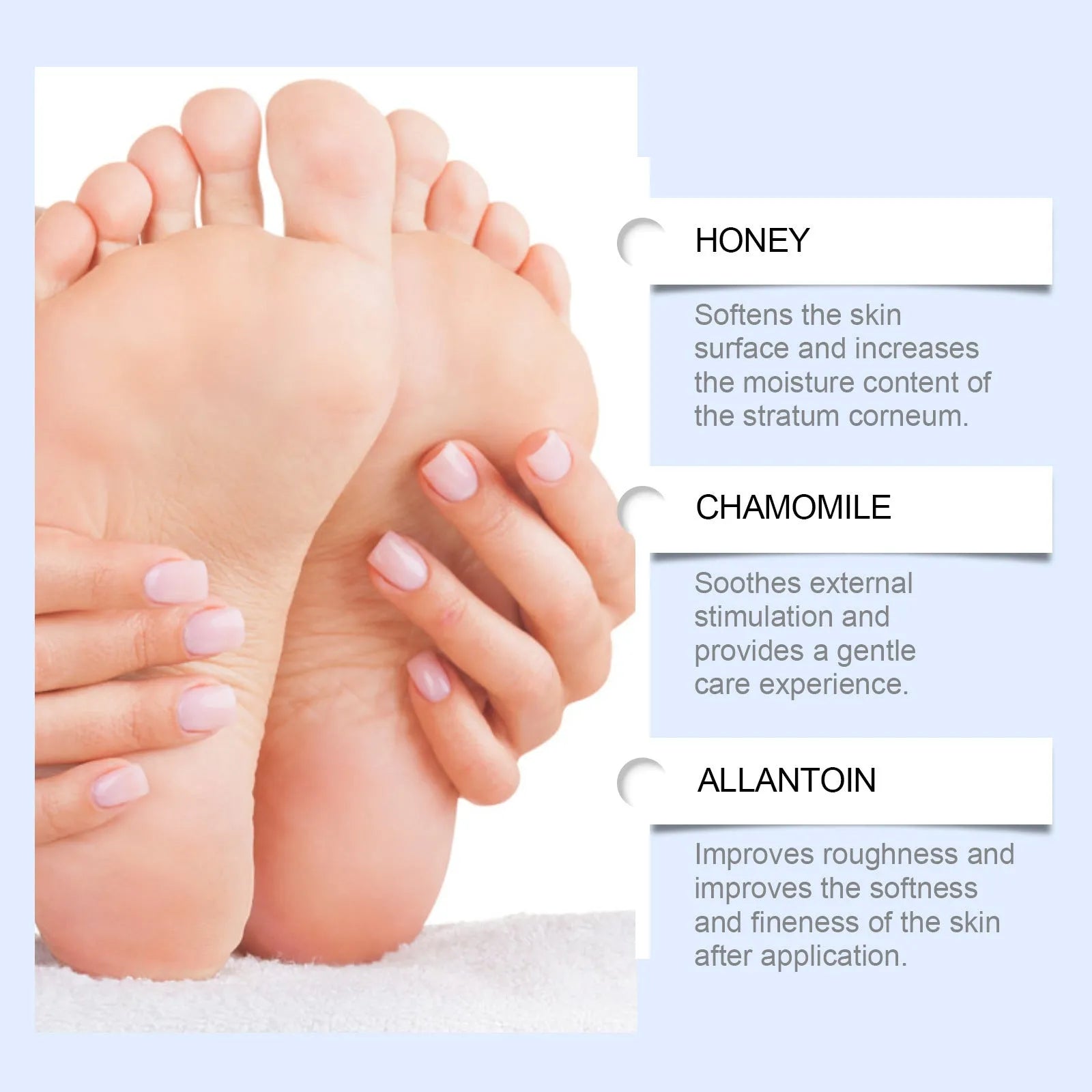 20g container of Body Skin Neck Cream Mild moisturising cream with honey and chamomile for facial and neck application