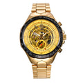 MCE men's mechanical watch with explosion-proof case in four colour variations