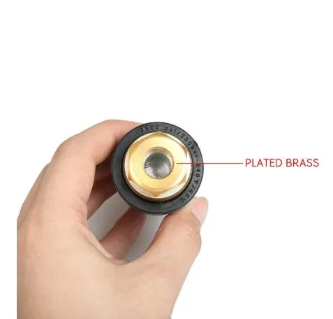 High pressure car wash water gun with rotary nozzle, alloy construction, 2500PSI, for bark peeling and rust removal