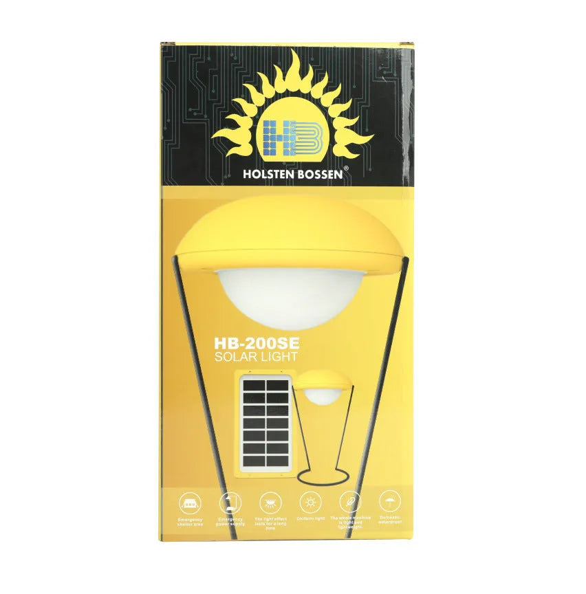 Rechargeable LED reading lamp 8W IP55 63x115mm in use