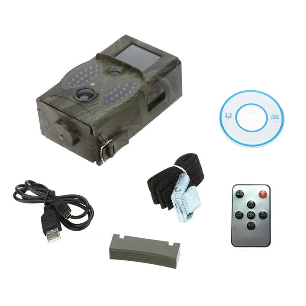 Camouflage mini infrared security camera with 1080P resolution and 20-metre night vision