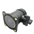 Black ferrous metal automotive air flowmeter MAF sensor, 13.5cm x 11.5cm x 12.5cm