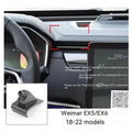 GOODWAY car dashboard phone holder with 360-degree rotation on snap-on base