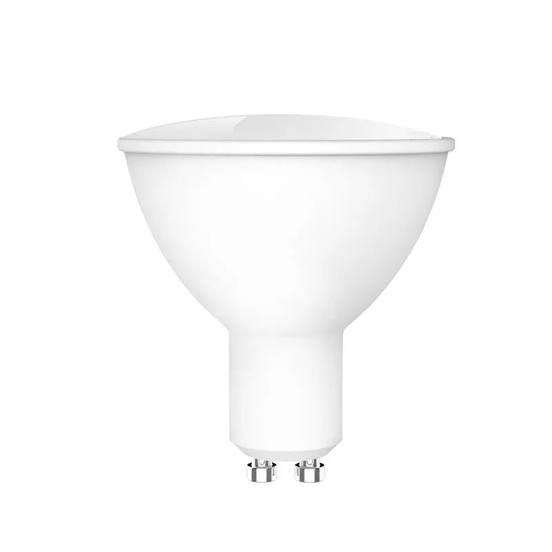 Compact GU10 smart LED spotlight with WiFi connectivity for RGBCCT colour mixing and voice control