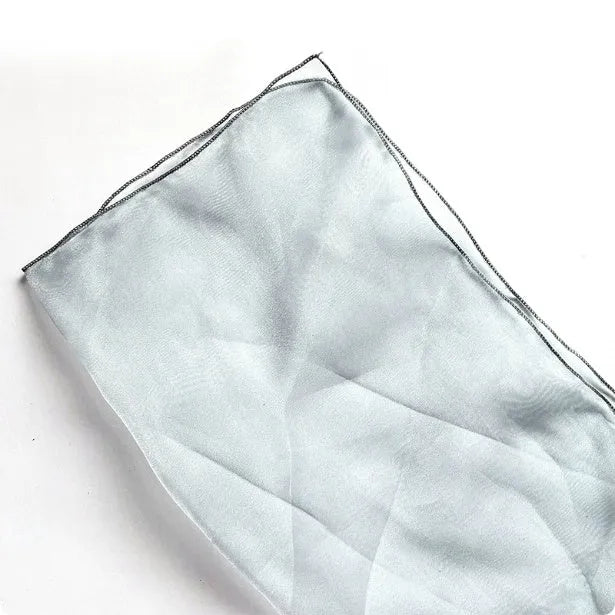 Two square pieces of Arabesquitic silk fabric for wrapping flower bouquets, shown in assorted colours.