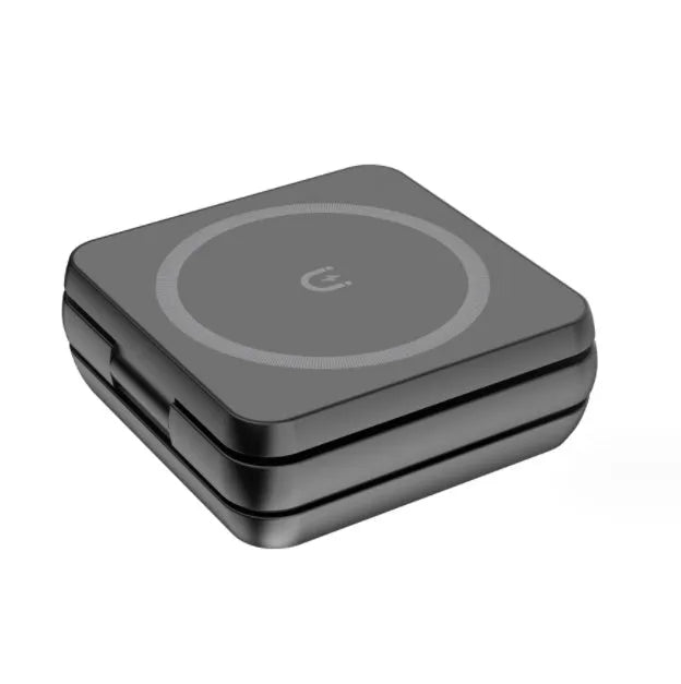 Folding three-in-one desktop wireless charging bracket for Apple Samsung and Google Pixel Watch