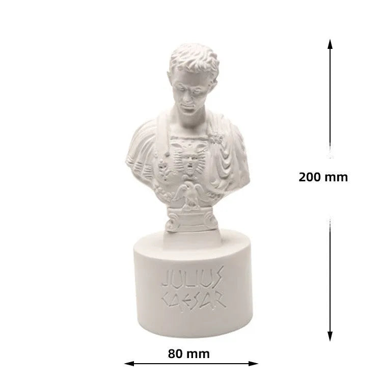 White American-style character modelling pen holder for desk organisation