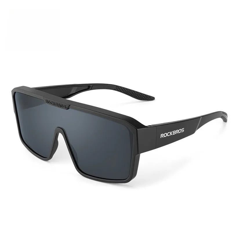 Cycling goggles with polarised lenses and large TR frame in multiple colour options