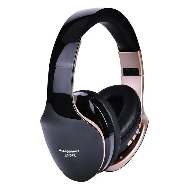HobbyLane wireless Bluetooth headset in black, red or white with 40mm drivers and microphone