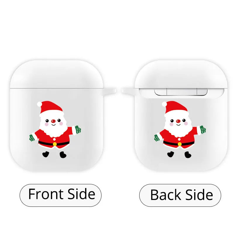 Multi-colour TPU wallet-style cover for Apple AirPods 1 and 2 charging case with camouflage pattern