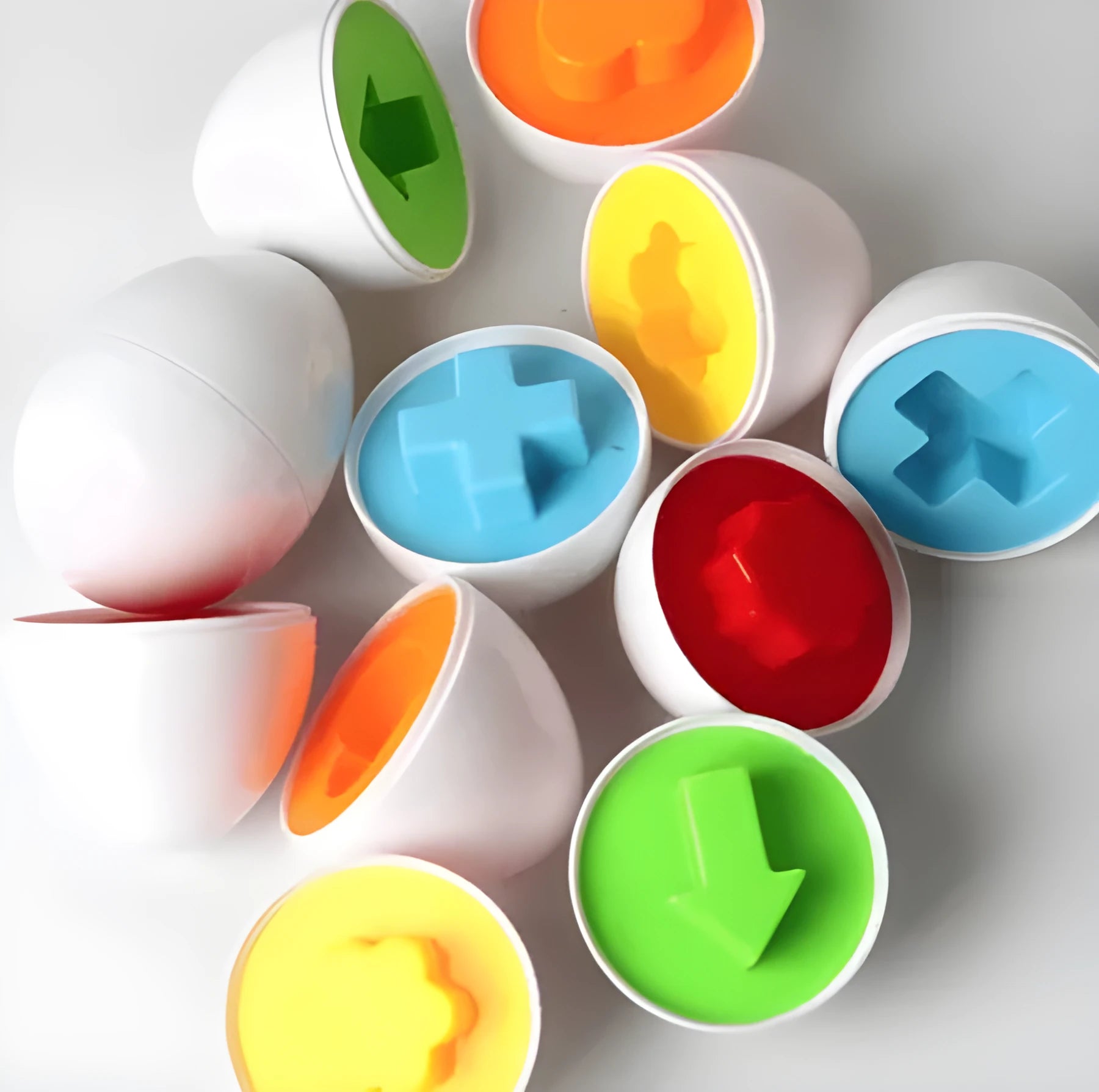Children's educational toy bag assembly on clever egg twisted egg toy plastic dinosaur number letter learning game for kids colour matching set 12 egg dinosaur