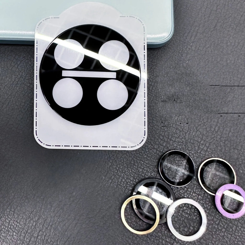 Tempered glass screen and camera lens protector for OnePlus 12, Find N3, and OnePlus 11 smartphones with black ring design.