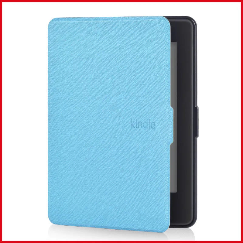 Kindle Paperwhite case in microfiber leather with 170mm by 120mm dimensions