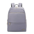 Oxford cloth women's backpack in black colour with padded straps and large main compartment