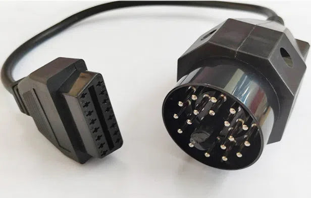 Black 1-metre OBD connection conversion wire for automobile diagnosis equipment