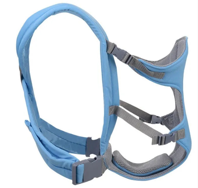 Multifunction baby strap accessory in blue for children 0-3 years with adjustable shoulder strap
