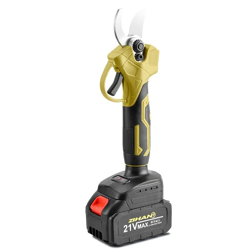Electric pruning knife with lithium battery and brushless motor for wireless branch cutting
