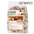 Ginseng Wubao tea bags with maca, mulberry, red dates and red goji in 5g or 10g packs