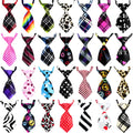 Nylon pet tie bow tie in solid colour, 10.5 x 5 cm, on a white background