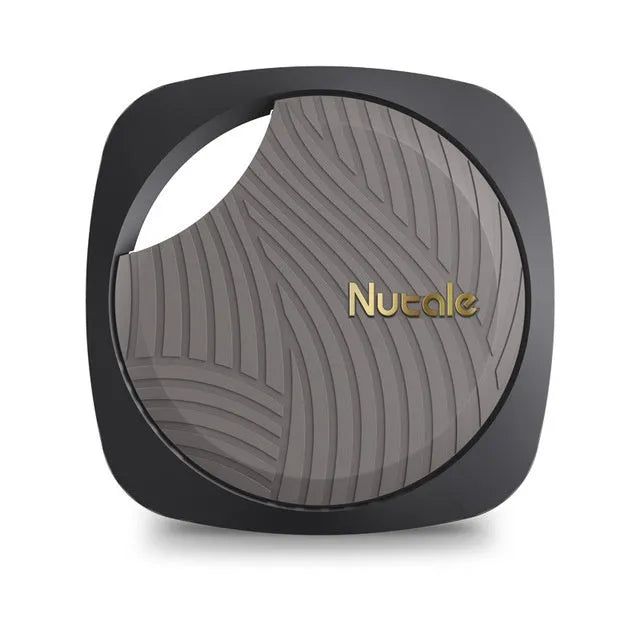 Bluetooth tracker key finder 40x40x7.9mm aluminium alloy polycarbonate shell 10g in black or champagne