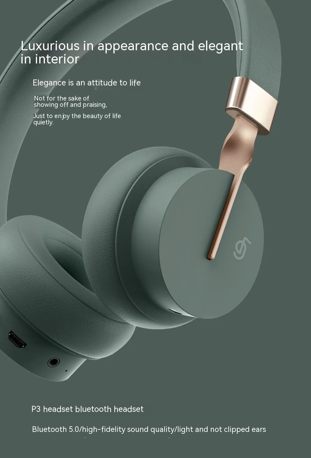 Simple solid colour headworn Bluetooth phone stereo headset showing multiple colour options