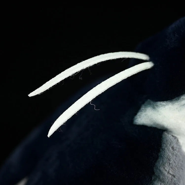 Chinese pastoral penguin plush toy, 24cm height, plush material with PP cotton filling, single doll for display.