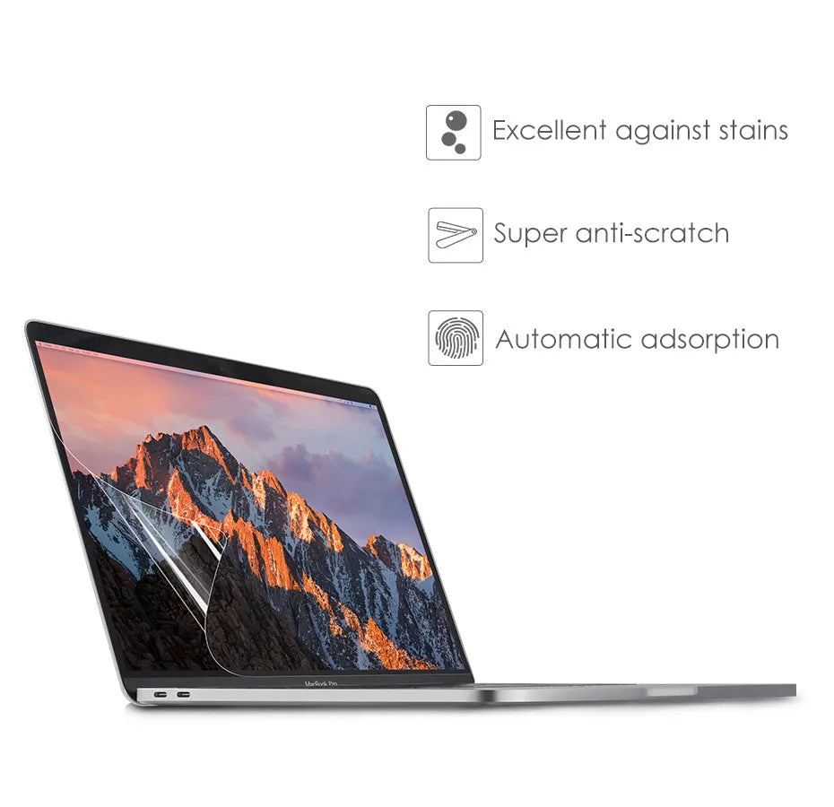 Lansheng matte screen protector film for 13-inch MacBook Pro with installation tools