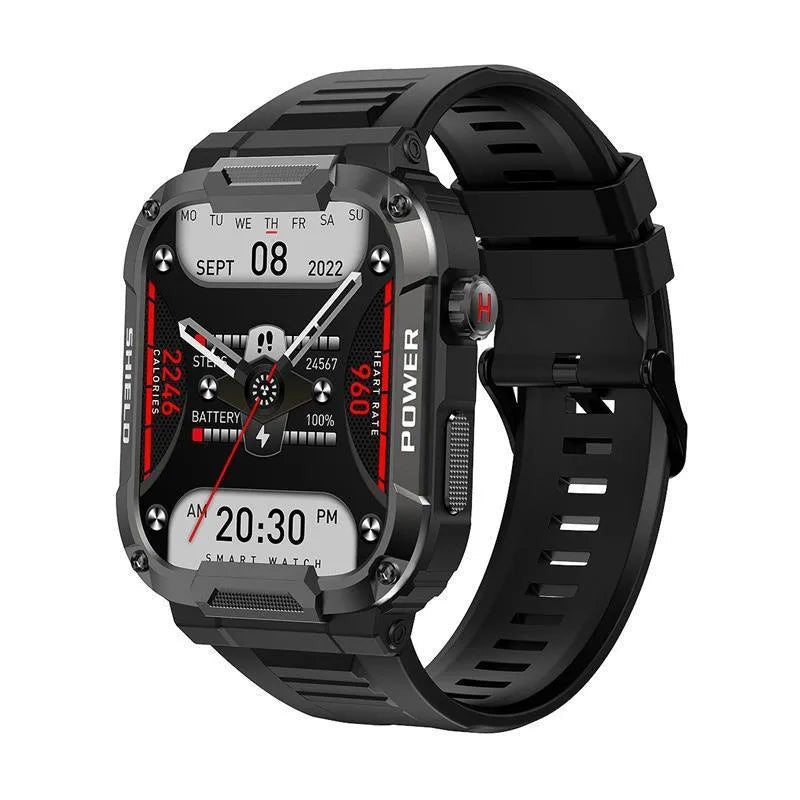 Smart watch with Bluetooth calling, large TFT screen, 50 x 44mm dial, Black Glue, Soil Yellow Glue, or Army Green Glue