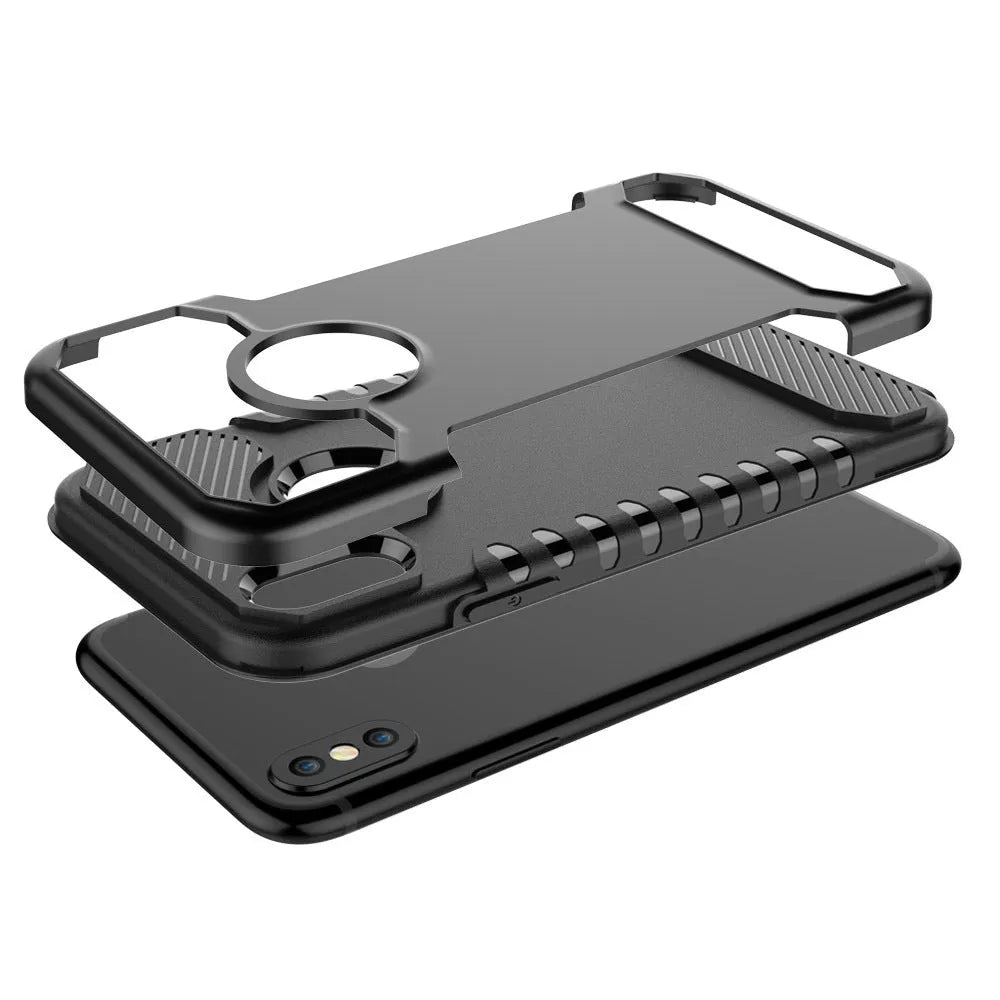 Compatible Apple iPhone mobile phone protection shell in multiple colours for drop protection