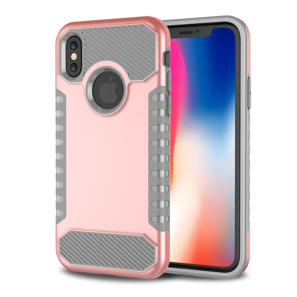 Compatible Apple iPhone mobile phone protection shell in multiple colours for drop protection