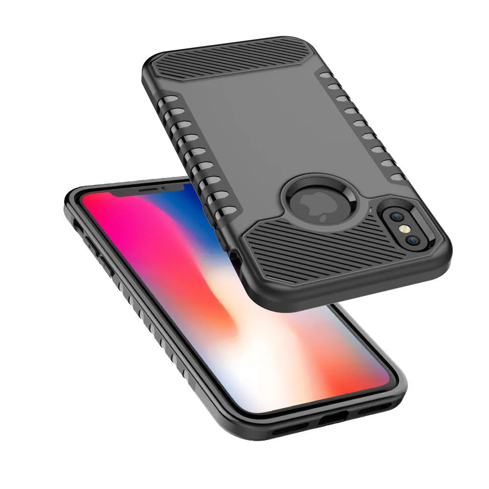 Compatible Apple iPhone mobile phone protection shell in multiple colours for drop protection