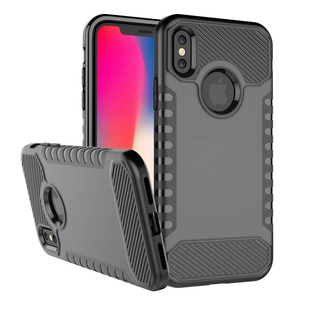 Compatible Apple iPhone mobile phone protection shell in multiple colours for drop protection