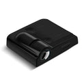 Black and beige universal car decorative projection radium lamp with ABS plastic shell.