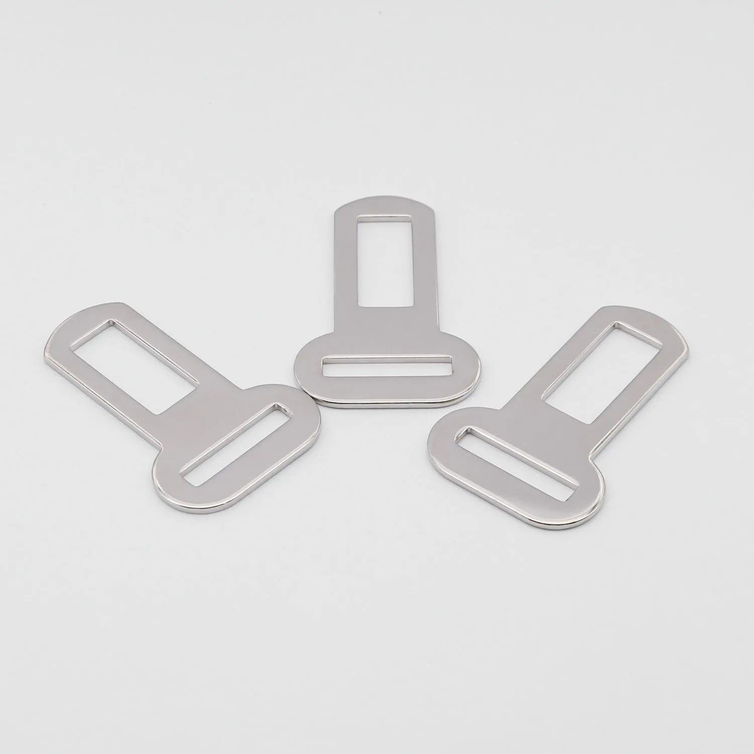 Silvery 26mm metal pet safety buckle for leash and restraint applications