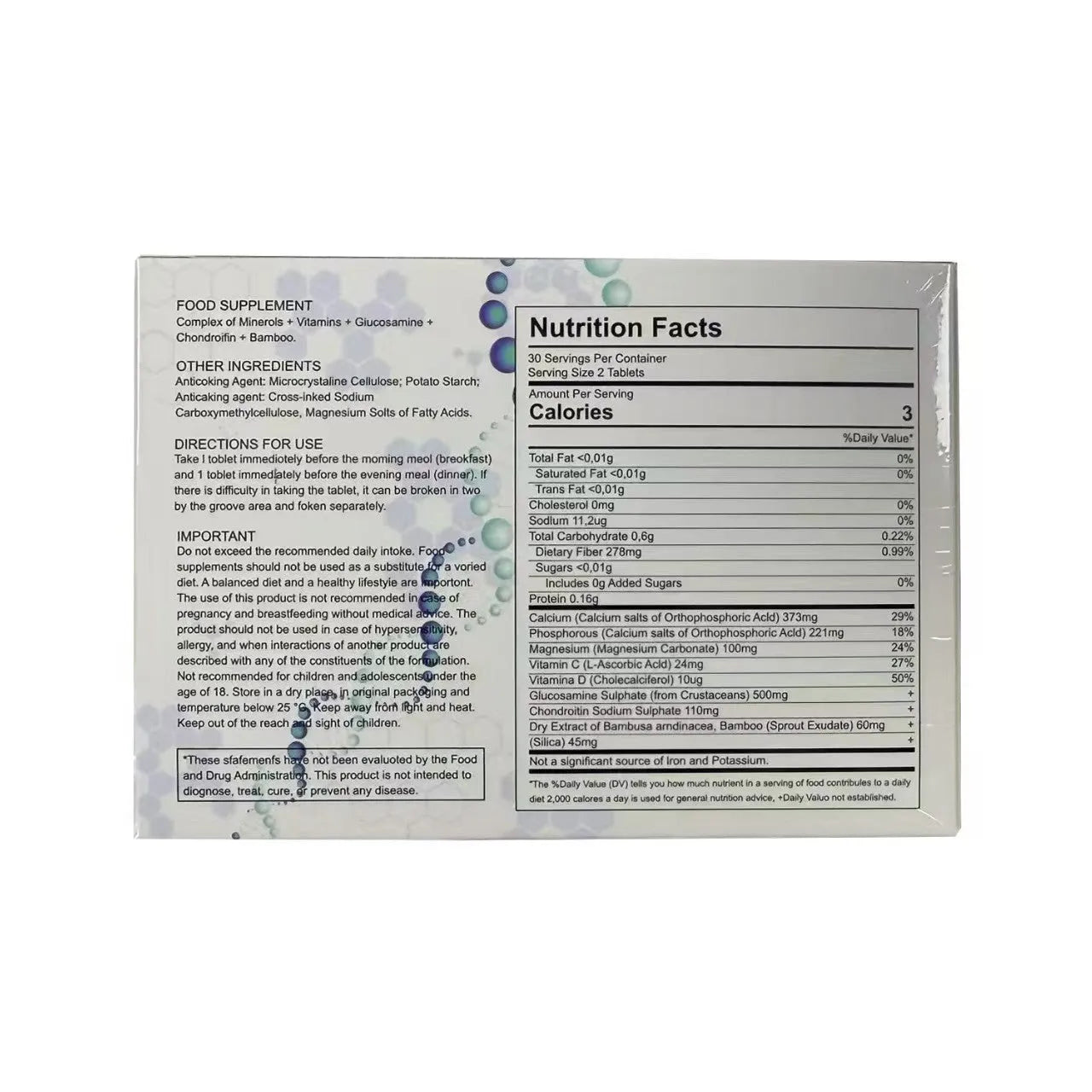 Calcitrin Gold Tablet bottle with 60 film-coated tablets