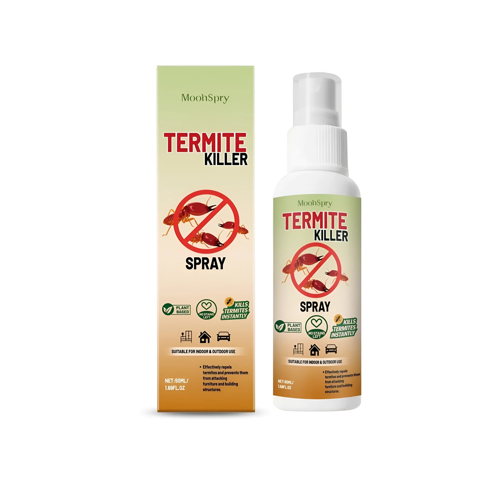 50 ml termite killer insecticide spray bottle for indoor ant and termite control