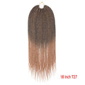 Crochet hair Senegal box braids extension in 14, 18, 22 inch lengths, colours 1B T27 T30 Tbug #2 #4, domestic silk