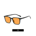Orange lens colour changing anti-blue light glasses with a TR90 frame.