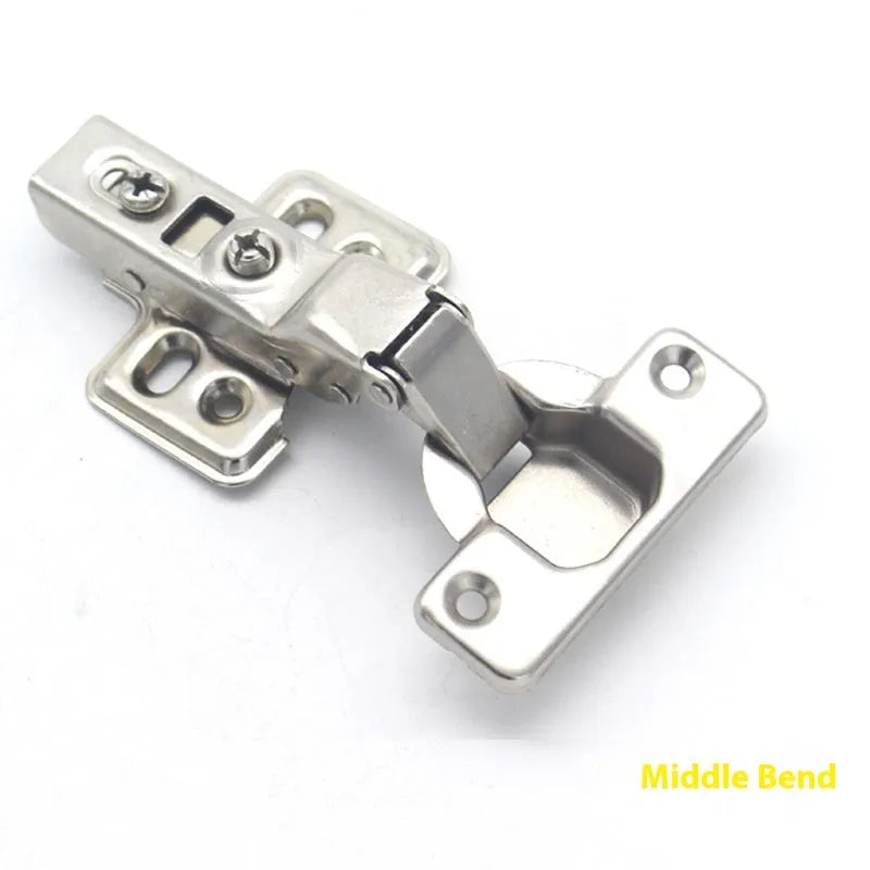 761 cold rolled steel hydraulic damping cabinet hinge with nickel plating in three bend configurations