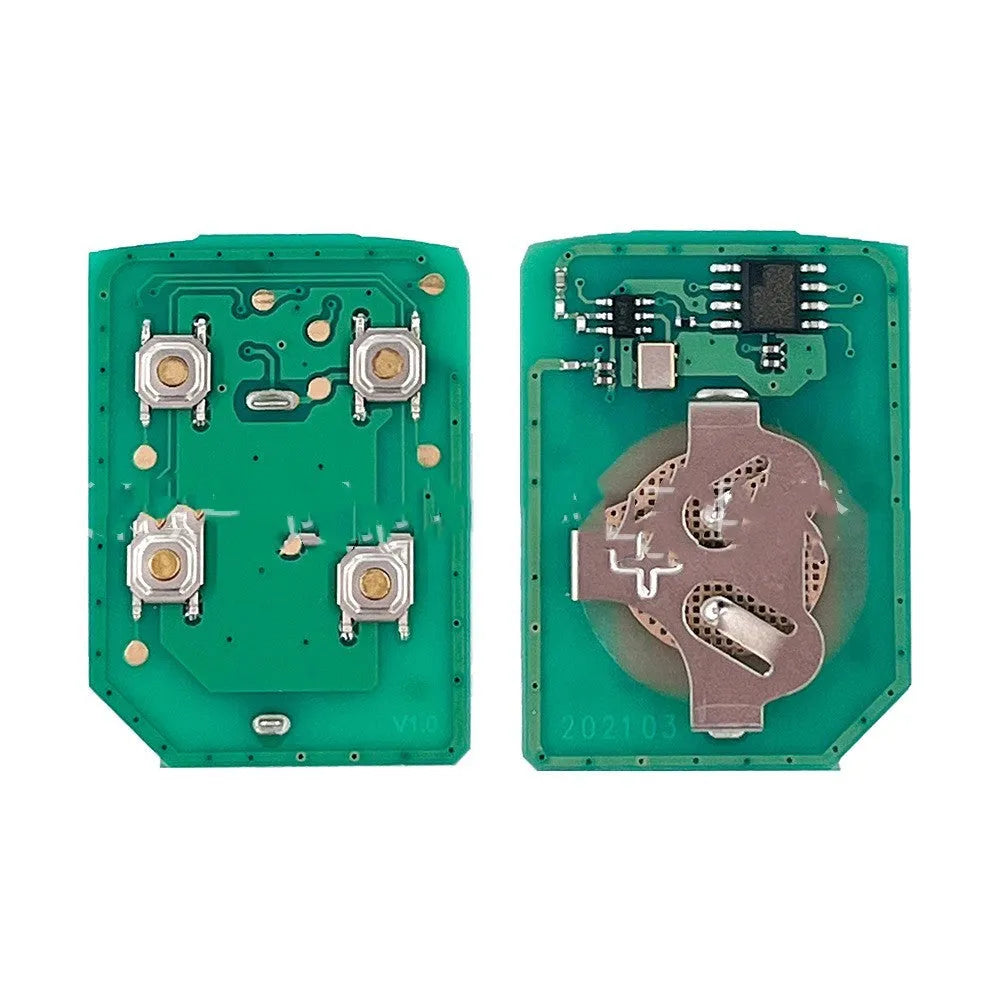 Ford car remote control key replacement shell made of black ABS plastic for 2+1 and 3+1 key fobs.