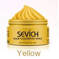 100g disposable hair cream coloured wax in various shades including black, blue, brown, and gray