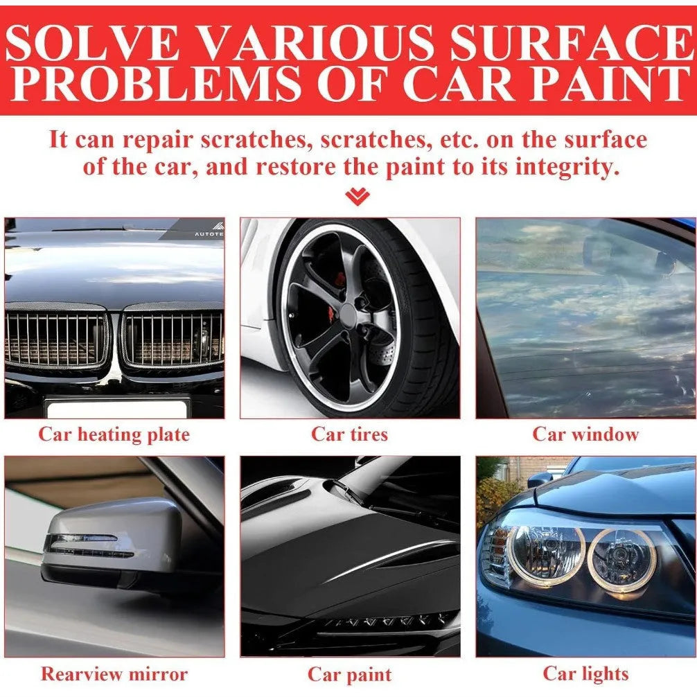 Single car scratch removal pen with 3ml clear coat paint in OPP bag for minor scratch repairs