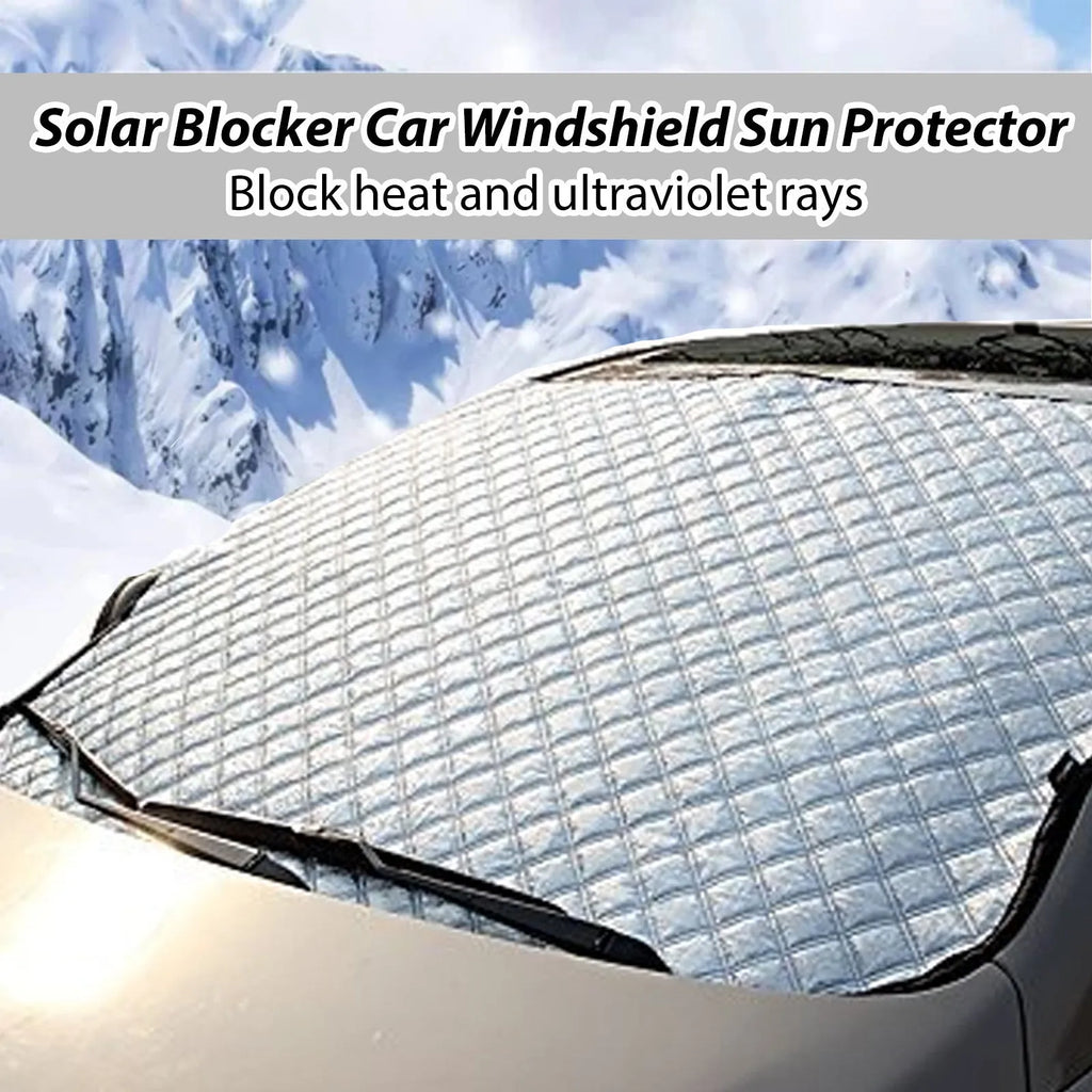 Car windshield aluminium film frost cover measuring 140 by 95 centimetres