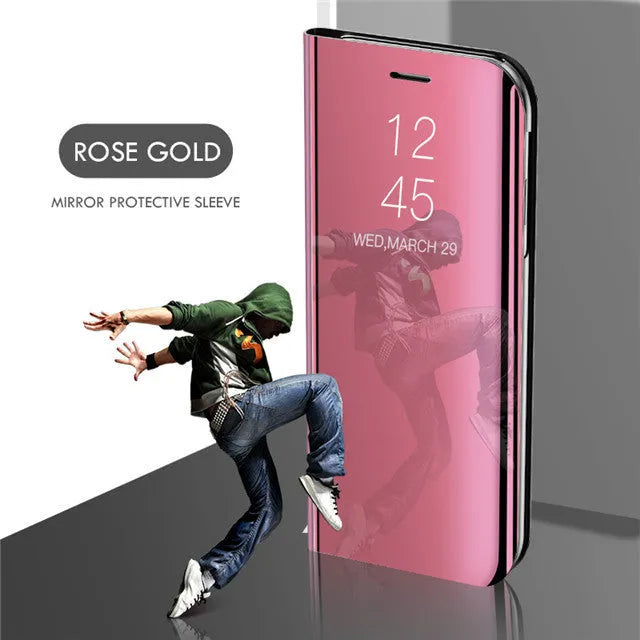 Electroplating mirror leather case for Samsung Note20 Ultra in black, blue, silver, gold, rose gold or purple, border-type metal cover.