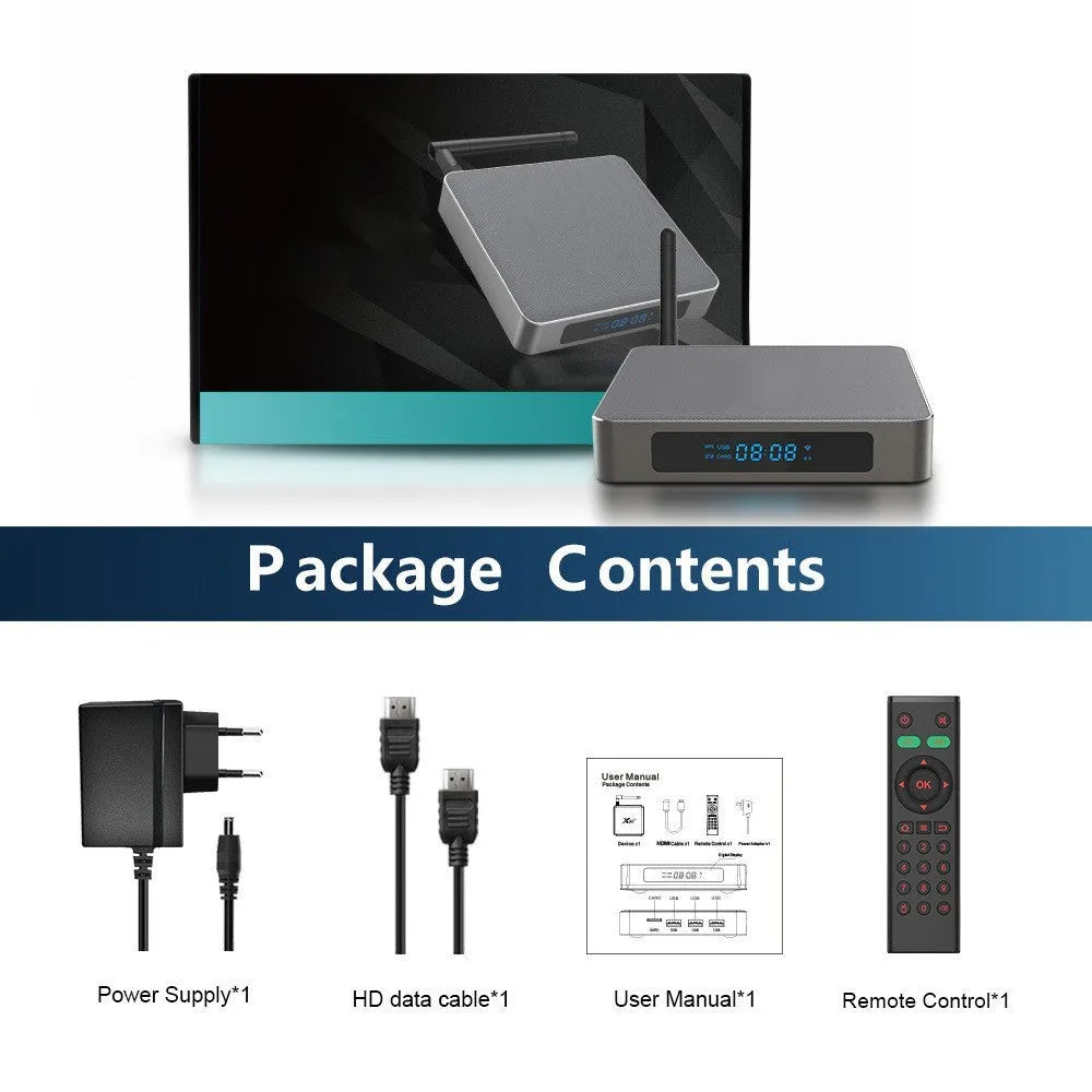 Android 8K television set-top box with RK3566 processor and HDMI output