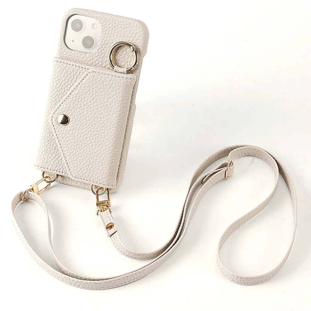 Anti-degaussing mobile phone case in black imitation leather wallet style for Apple iPhone