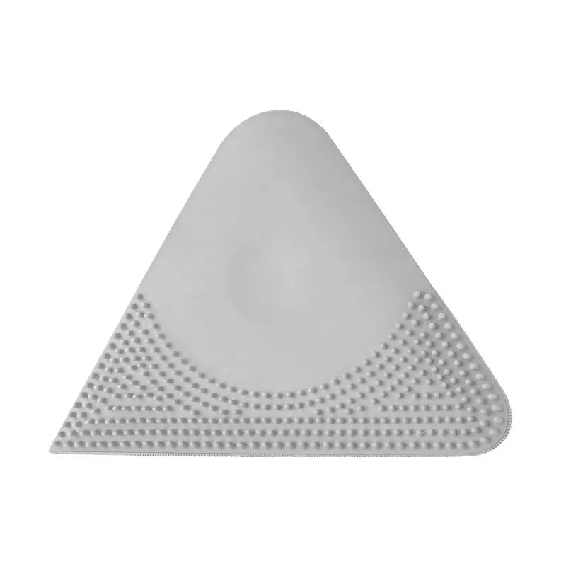 Pet hair scraper comb with flexible PTE bristles for grooming and fabric cleaning