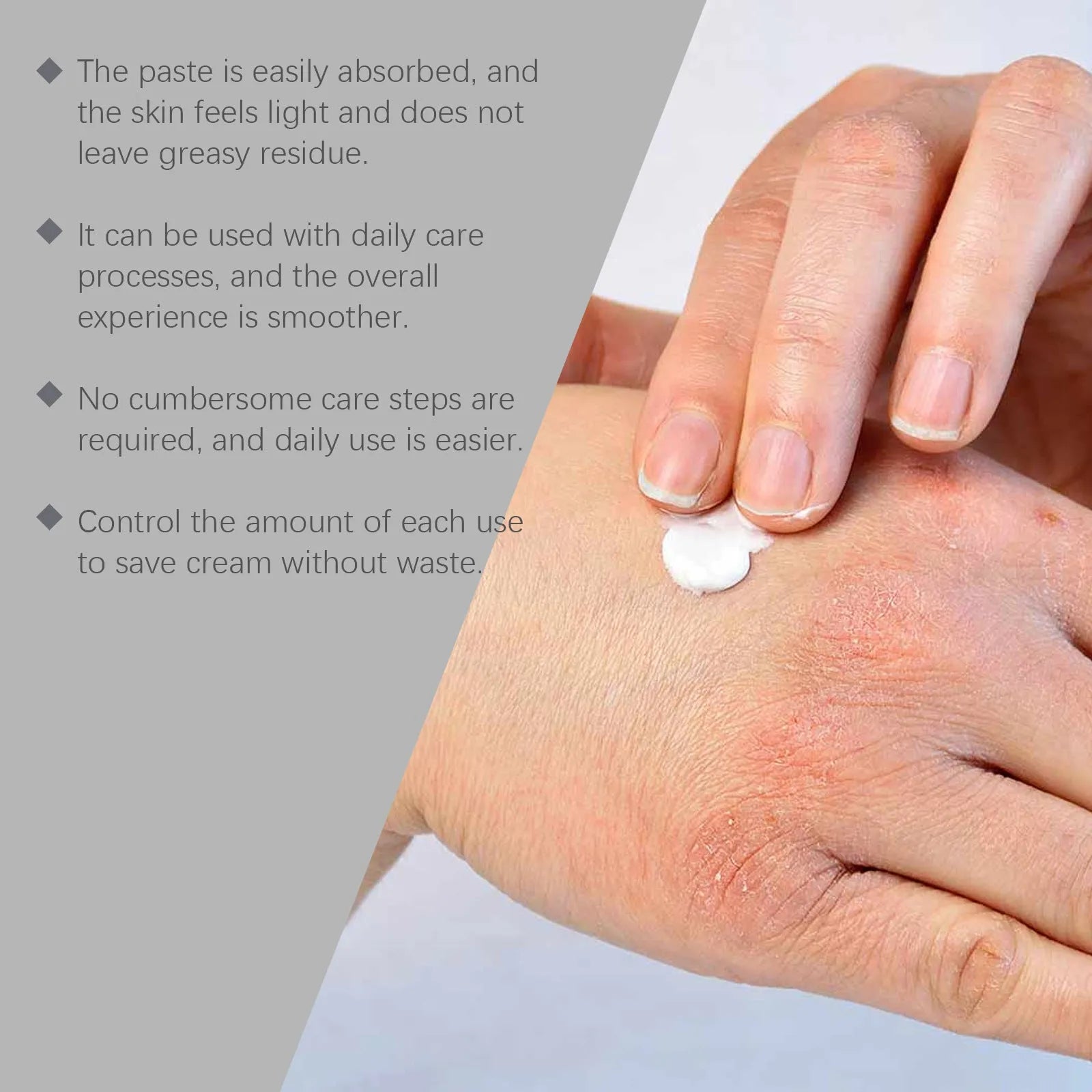 75g jar of Skin Neck Cream Gentle And Soothing with Bifidobacterium and mint ingredients