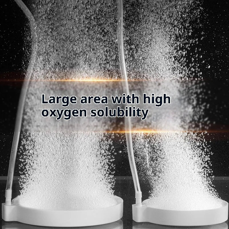 Oxygen nanometer gas disk stone air refiner in compact 5cm size on a desk