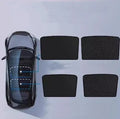 Ice crystal skylight thermal insulation sun visor with silver tape material in beige or black patterns